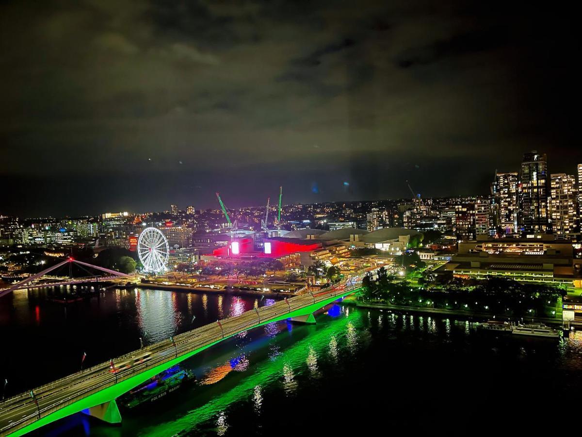 Brisbane Riverfront Oasis 2Bed Panoramic Riverview Exterior foto