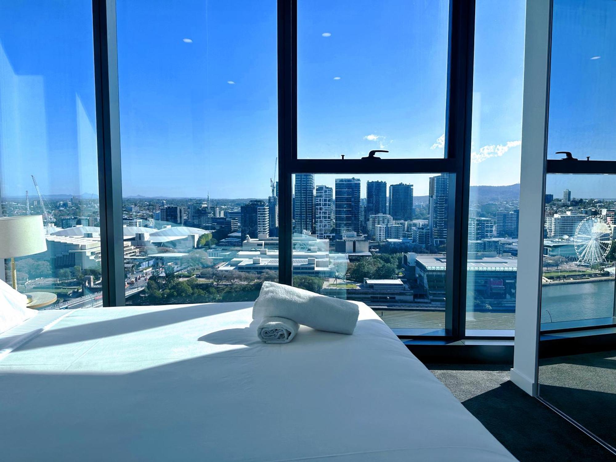 Brisbane Riverfront Oasis 2Bed Panoramic Riverview Exterior foto