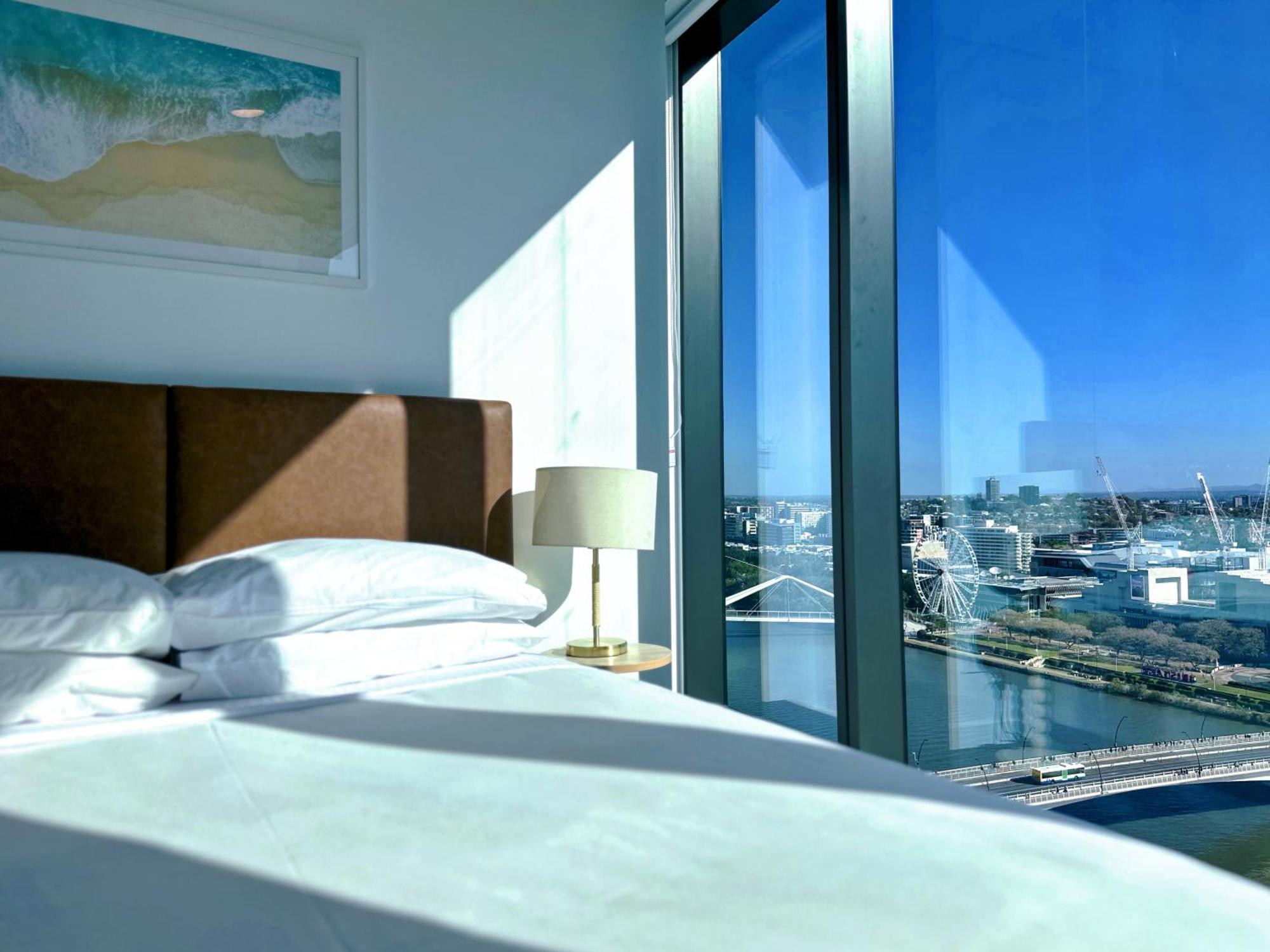 Brisbane Riverfront Oasis 2Bed Panoramic Riverview Exterior foto